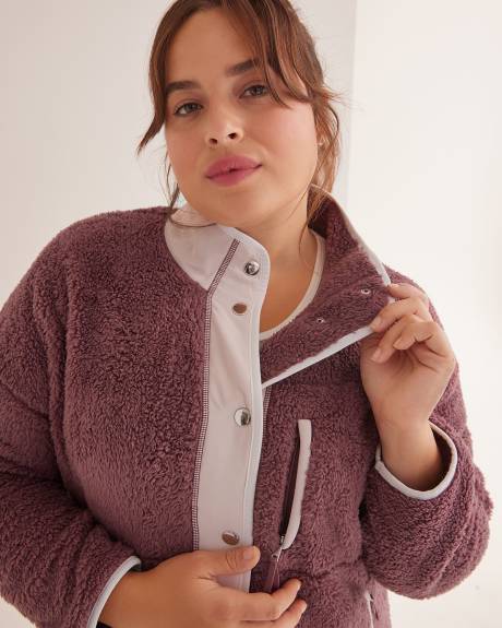 Manteau en sherpa brossé - Active Zone