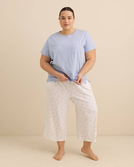 Short-Sleeve Boxy Pyjama Top - ti Voglio