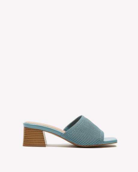 Extra Wide Width, Block Heel Mule Sandal
