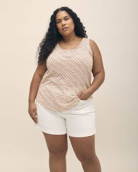 Sleeveless Knit Top with Scoop Neck - PENN. Essentials