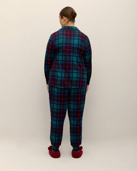 Brushed Plaid Pyjama Set - ti Voglio