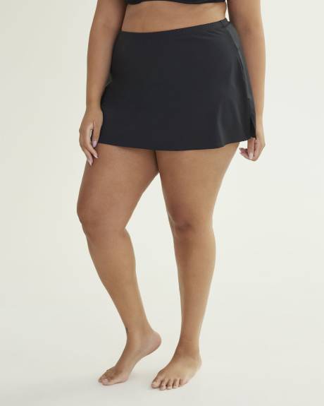 Basic Black Swim Skirt