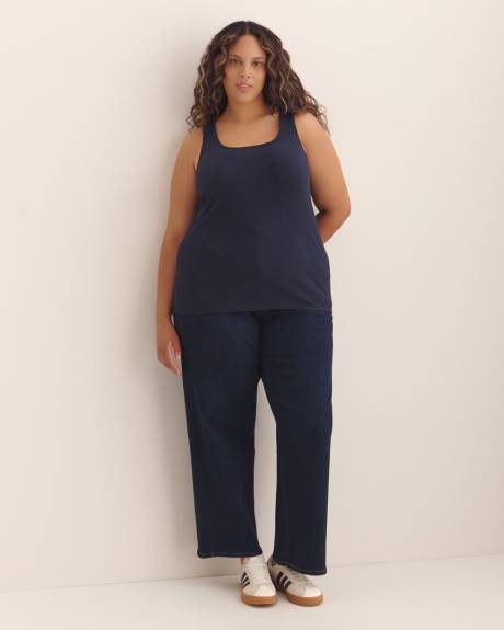 Scoop-Neck Ribbed Knit Tank Top - PENN. Essentials