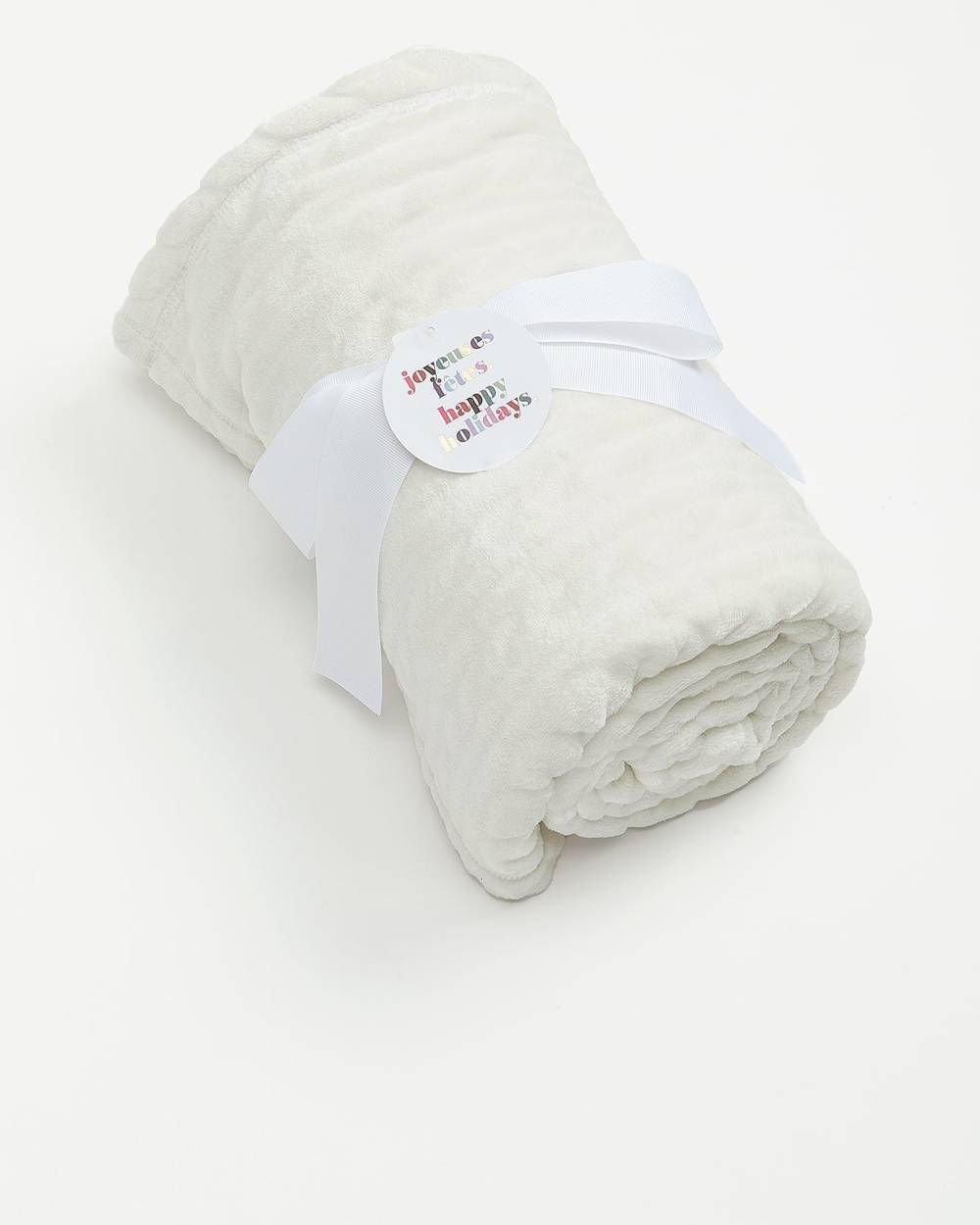 Light Cable Plush Blanket - ti Voglio