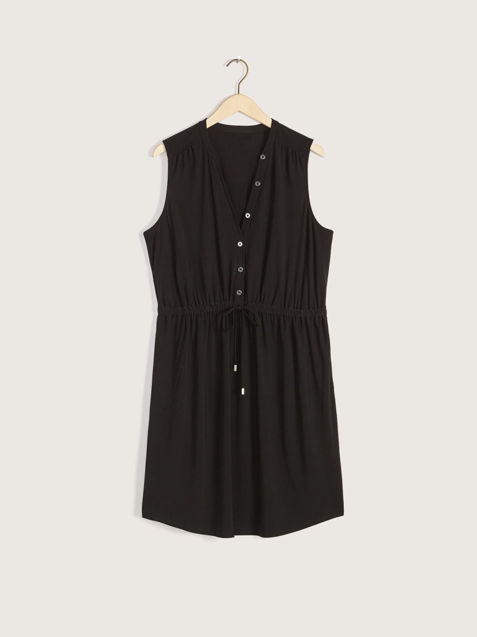 Sleeveless Shirt Dress - Addition Elle