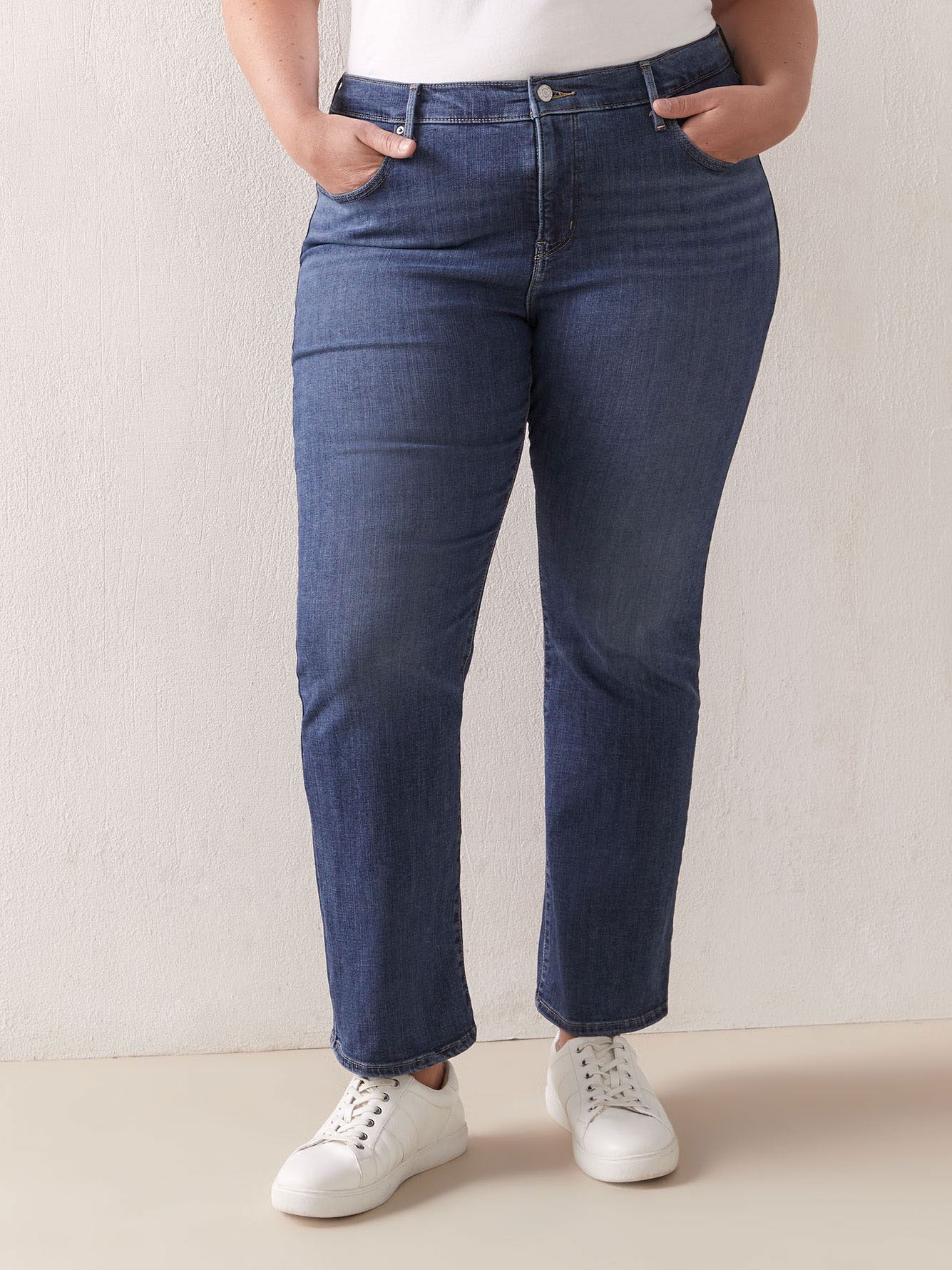 shaping bootcut regular jeans