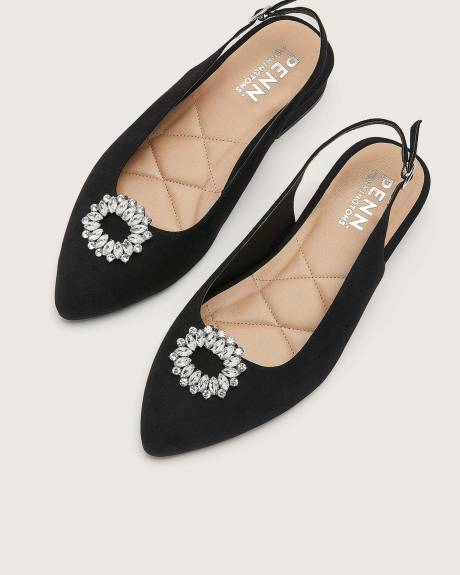 Bijoux pour chaussures avec strass, ens. de 2 - Addition Elle