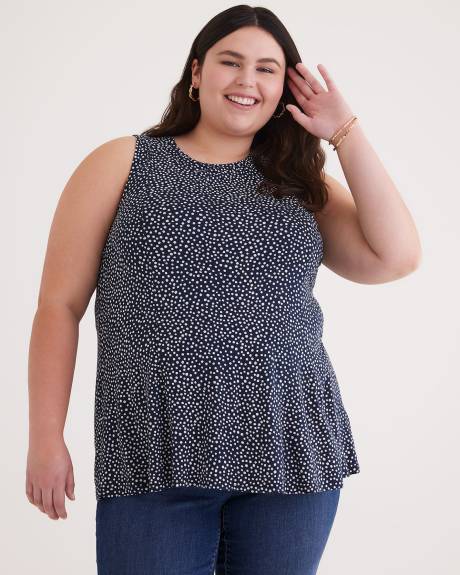 Haut long en tricot, coupe trapèze, tissu responsable - Essentiels PENN.