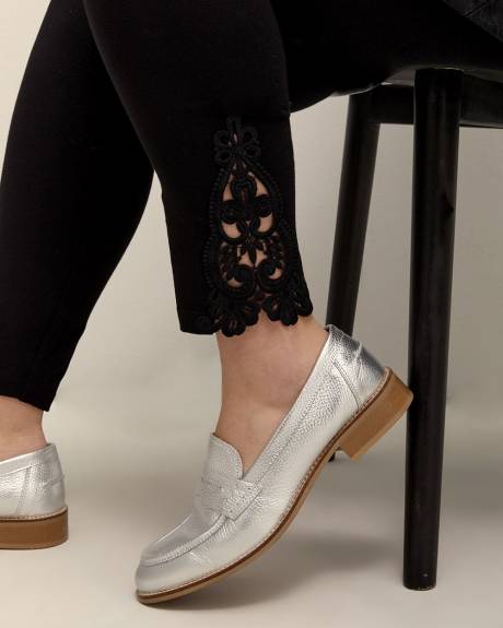 Legging mode foncé avec ourlet crocheté - Essentiels PENN.