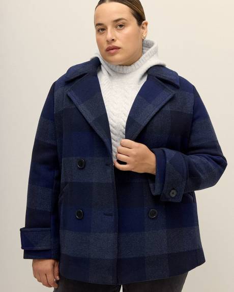 Cache-cou long à capuche en tricot gris