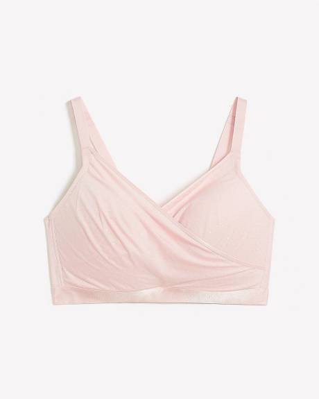 Pink Wireless Padded Lounge Bra - Déesse Collection