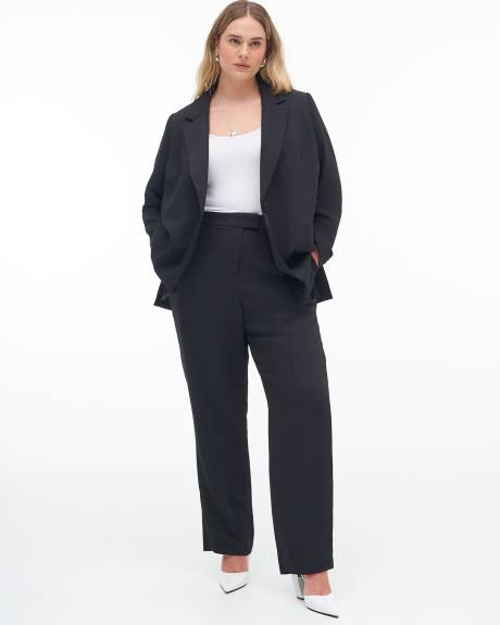 Long Blazer with Side Slits - Addition Elle