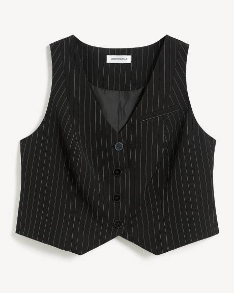 Pinstripe Vest - Addition Elle