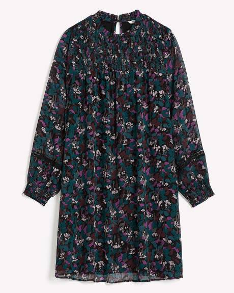 Lightweight A-Line Smocked Dress