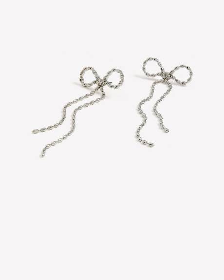 Bow Shape Pendant Earrings
