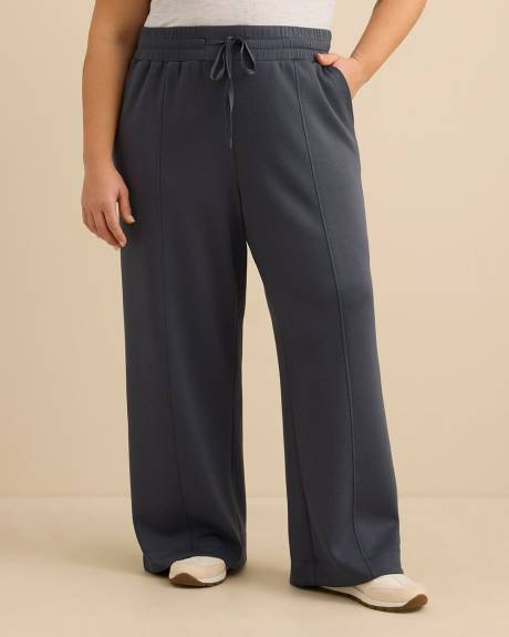 Responsible, High-Rise Wide-Leg Scuba Pants - Active Zone