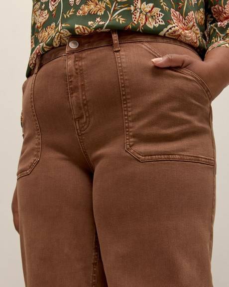 Responsible, Petite, 1948-Fit Wide-Leg Coloured Jeans - d/C Jeans