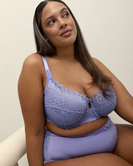 Femme Couture Lavender Lace Underwire Bra - Déesse Collection