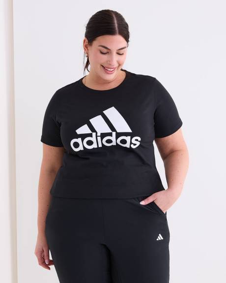T-shirt essentiel à manches courtes avec logo - adidas