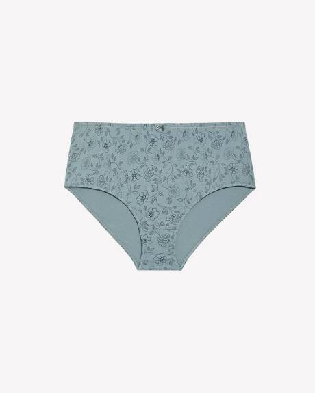 Culotte classique en coton à fleurs picotées avec boucle - ti Voglio