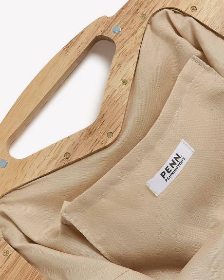 Pochette en corde tissée avec poignée