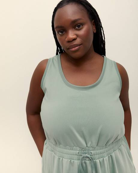 Robe sans manches à taille cintrée, tissu responsable - Active Zone