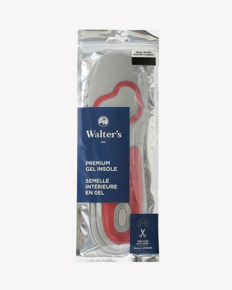 Wide Width, Cut-to-Fit Gel Insole - Walter's