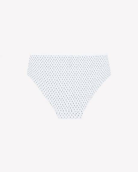 Culotte échancrée à motif avec taille élastique scintillante - ti Voglio