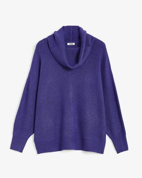 Sweater with Long Dolman Sleeves