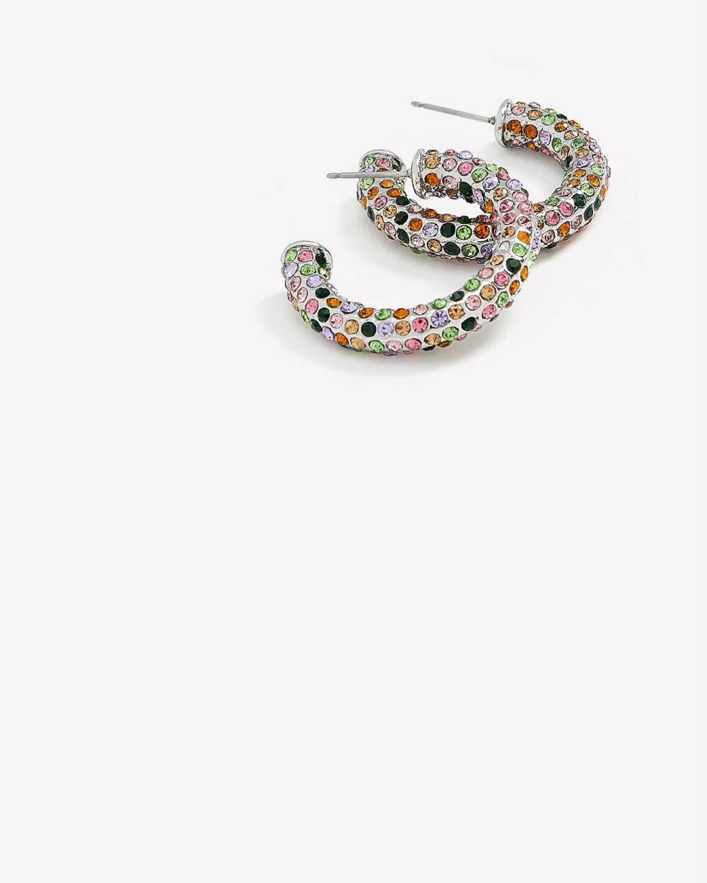 Multicoloured Statement Hoop Earrings - Addition Elle