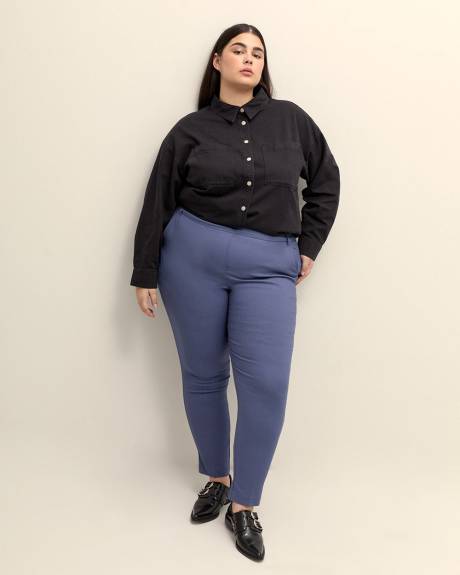 Petite, Blue Savvy-Fit Skinny-Leg Pant - PENN. Essentials