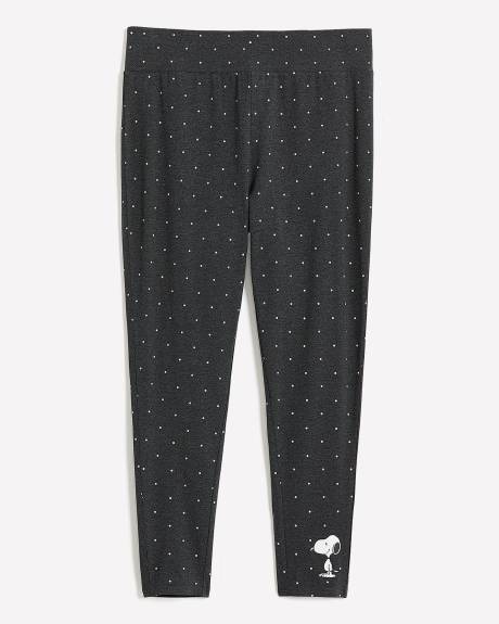 Legging de nuit à pois avec imprimé Snoopy - ti Voglio