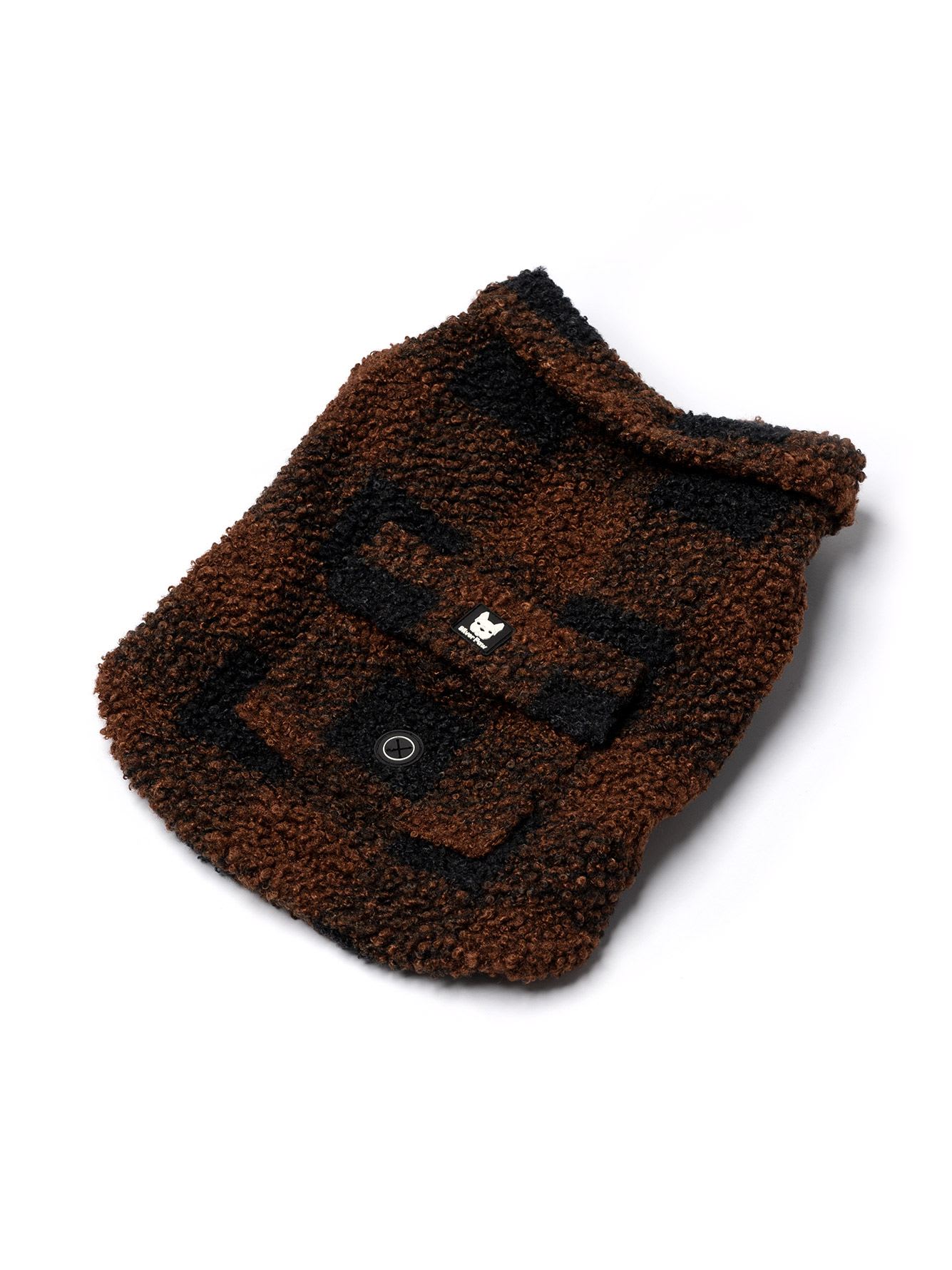 Plaid Dog Jacket with Sherpa Trim Silver Paws Penningtons