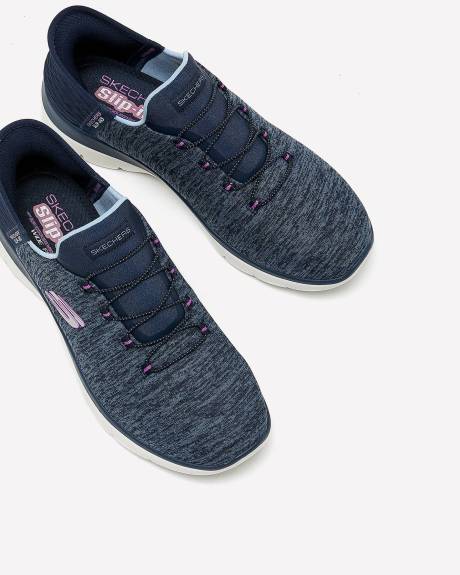 Wide Width, Mesh Slip-On Sneakers - Skechers