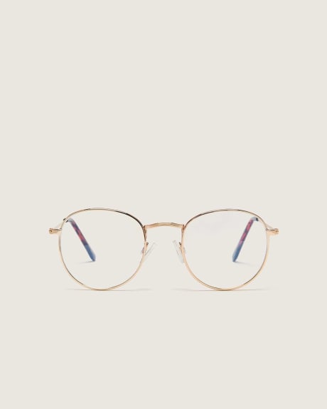 Aviator Blue Lense Glasses - In Every Story