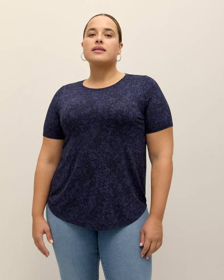T-shirt imprimé, coupe moderne, tissu responsable - Addition Elle - Essentiels PENN.