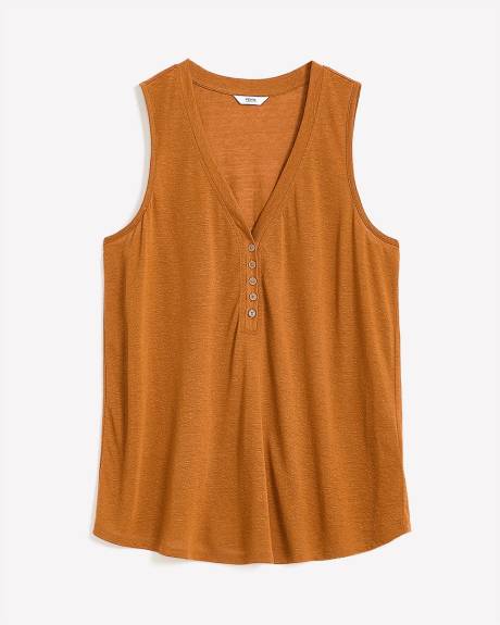 Camisole à encolure Henley - Essentiels PENN.