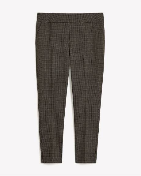 Plaid Skinny-Leg Savvy Pant - PENN. Essentials