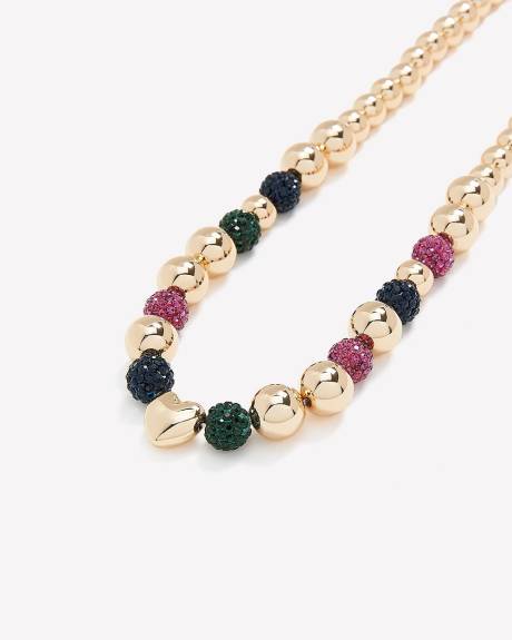 Short Chunky Beaded Necklace