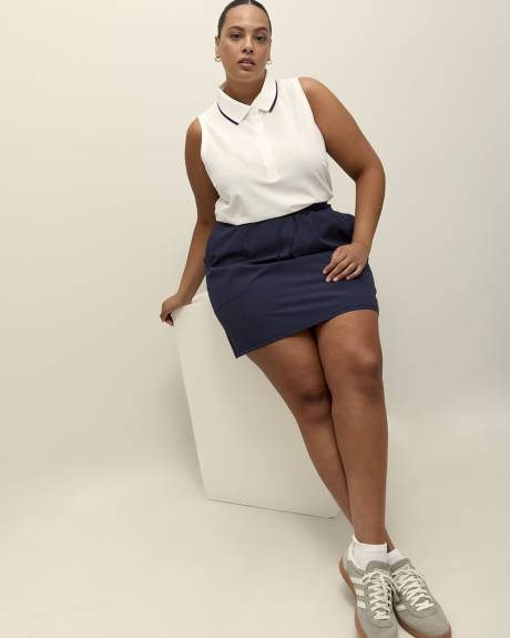 Responsible, Woven Skort with Elastic Waistband - Active Zone