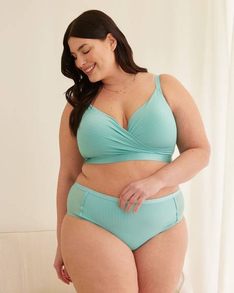 Wirefree Padded Pointelle Microfibre T-Shirt Bra - Déesse Collection
