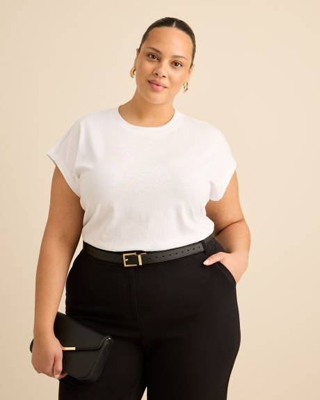 Curvy Straight-Leg Savvy Pant