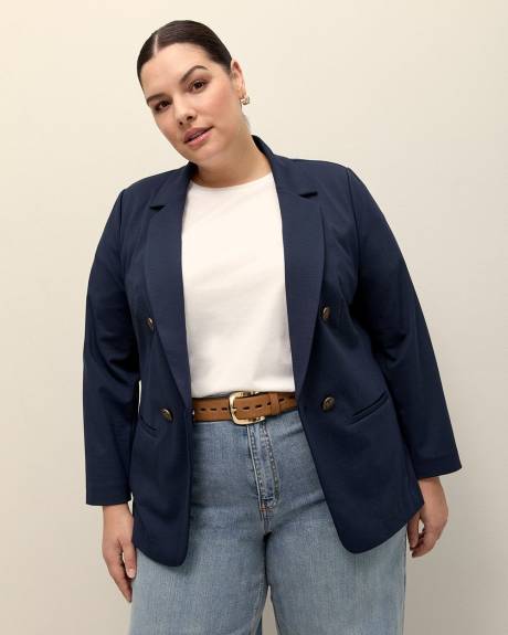Knit Slub Blazer