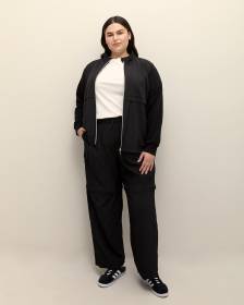 Responsible, Black 4-Way Stretch Covertible Cargo Pant - Active Zone