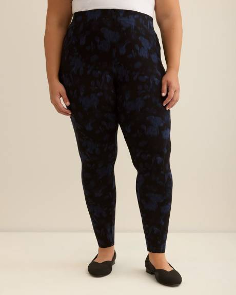 Responsible, Blurred Floral-Print Fashion Legging