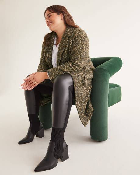 Notch Collar Sherpa Coat