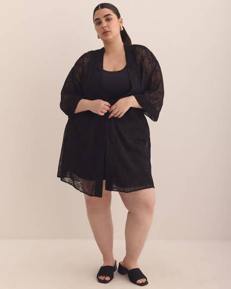 Dropped-Shoulder Tunic Overpiece