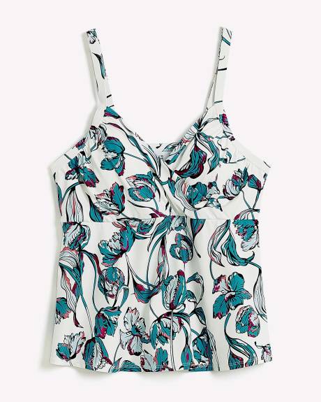 Haut tankini imprimé