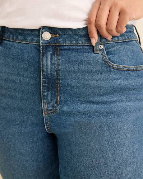 Petite, Classic-Fit Straight-Leg Jeans - d/C JEANS