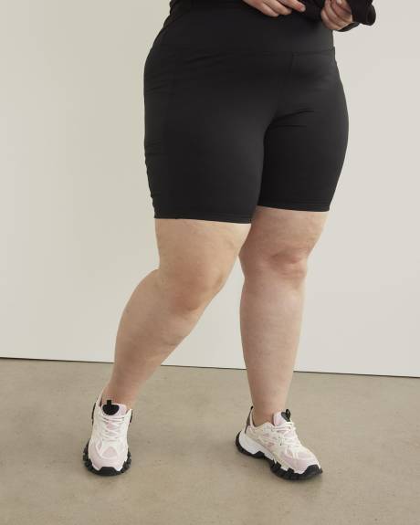 Responsible, Black Bike Short with Mesh Insert - Active Zone